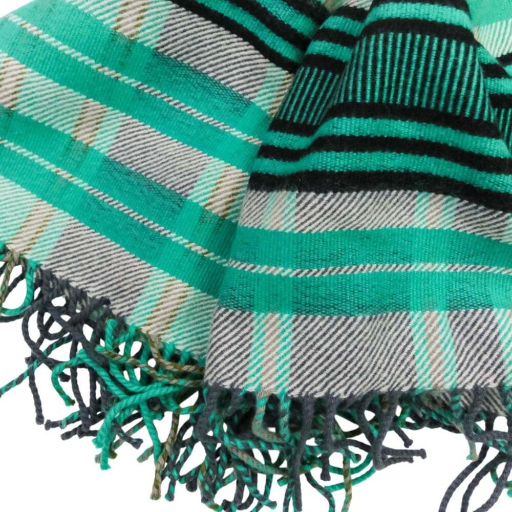 HERMES Authentic Green Scarf - Picture 10 of 14